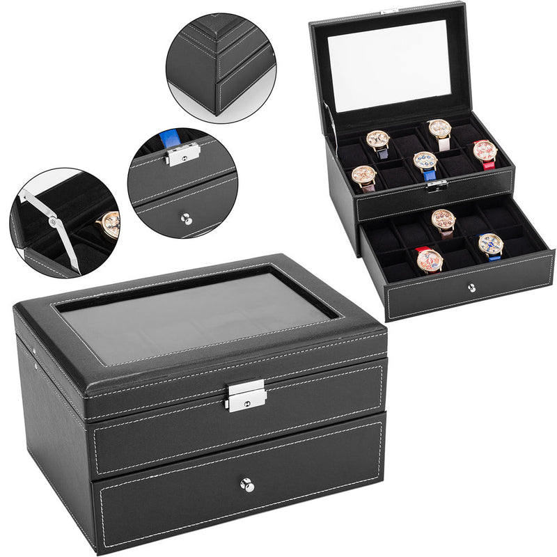 Deluxe Watch Display Box | 20 Slots