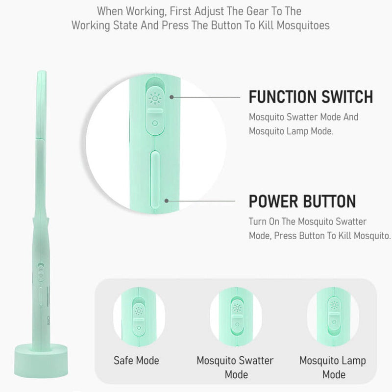 Rotating Mosquito Killer Lamp Mosquito Swatter
