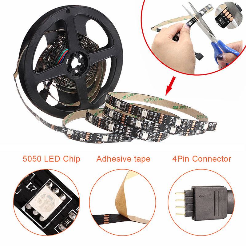 BLUETOOTH BACKLIGHT LED STRIPS 5M