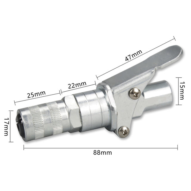 1/8NPT Grease Gun Coupler Fitting | 10kPSI