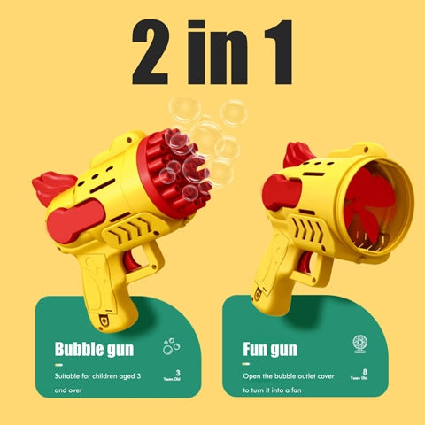 29 Holes Gatling Bubble Machine