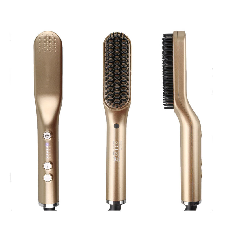 Heated Beard Grooming & Straightening Brush