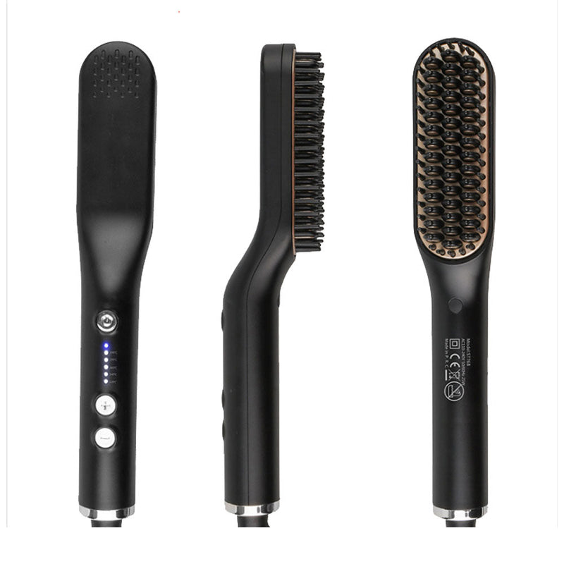 Heated Beard Grooming & Straightening Brush