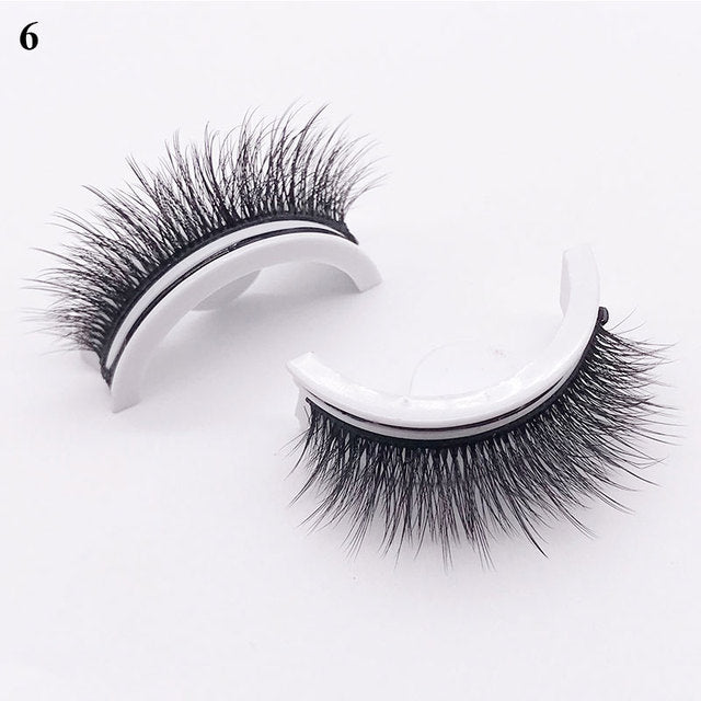 Reusable & Reversible Self-Sticking False Eyelashes