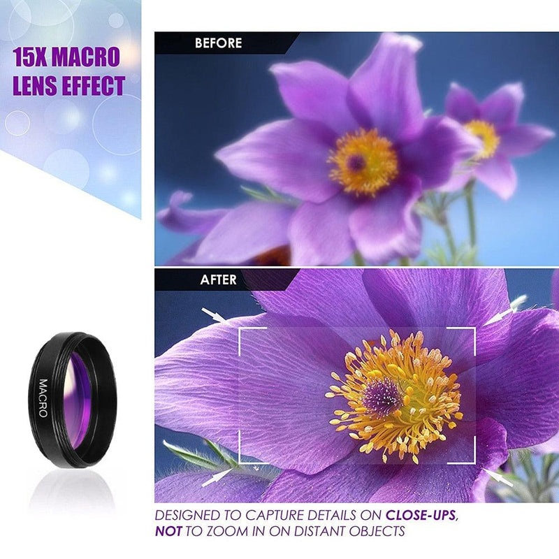 0.45x Super Wide Angle & 12.5x Super Macro Lens HD Camera Lens