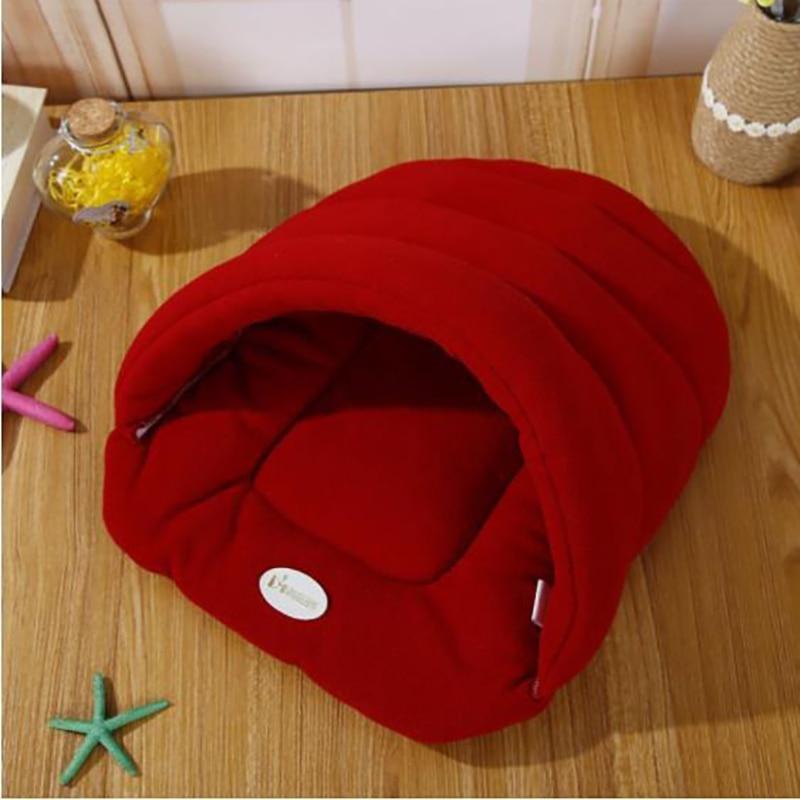 Warm Sleeping Fleece Dog Bed
