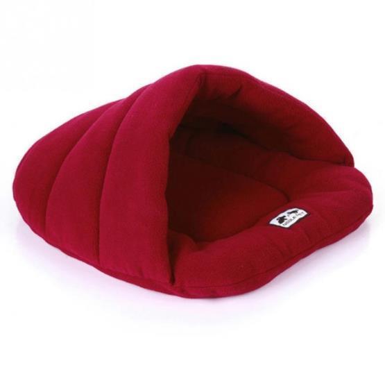 Warm Sleeping Fleece Dog Bed
