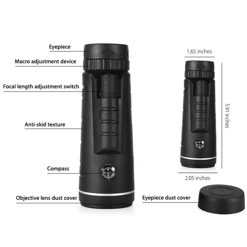 Monocular Telescope Scope Camera Zoom Lens For Smartphone