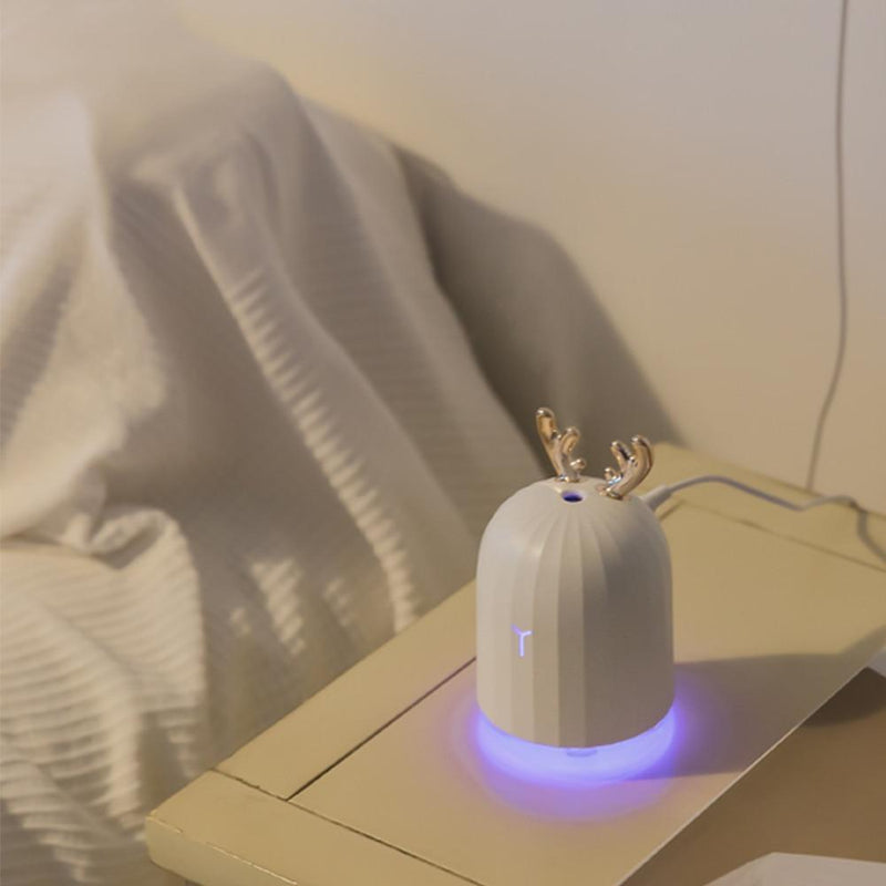 220ML Ultrasonic Air Humidifier with LED Night Lamp