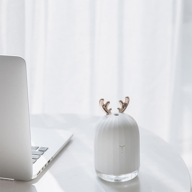 220ML Ultrasonic Air Humidifier with LED Night Lamp