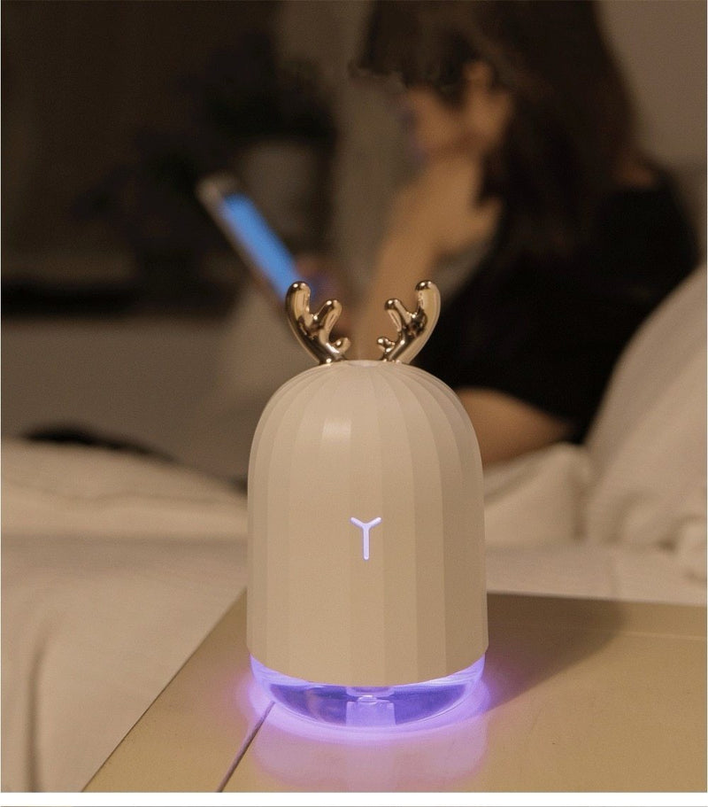 220ML Ultrasonic Air Humidifier with LED Night Lamp