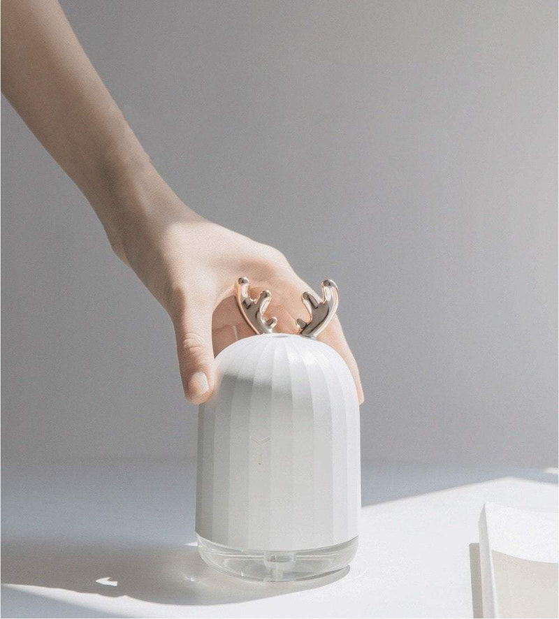 220ML Ultrasonic Air Humidifier with LED Night Lamp