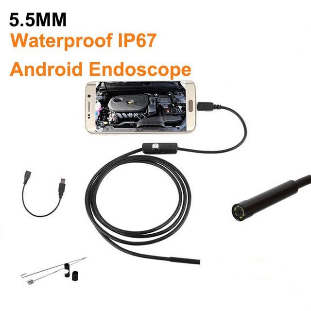 Waterproof Endoscope Camera Inspection For Android, PC And Notebook