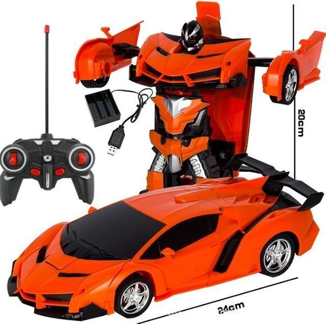 2 in 1 Transformer Remote Control Car Toy Gift For Kids
