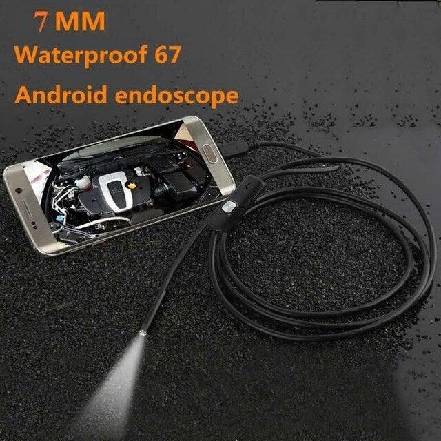 Waterproof Inspection Wire Lens Endoscope Camera For OTG Compatible Android Phones