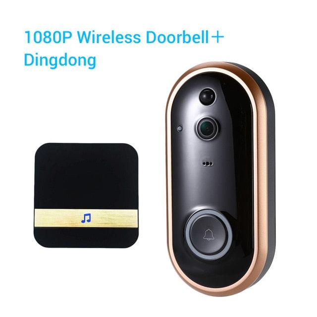 Smart Wireless Doorbell Intercom Video Ring Door Bell With Camera