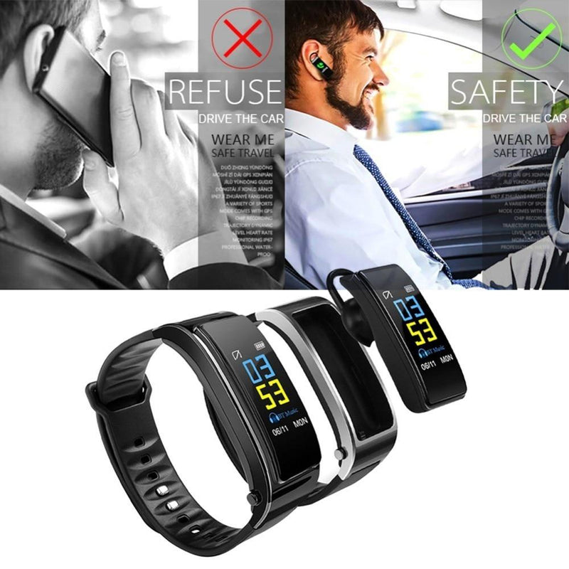 2 in 1 Smart Watch Bracelet Bluetooth Headset