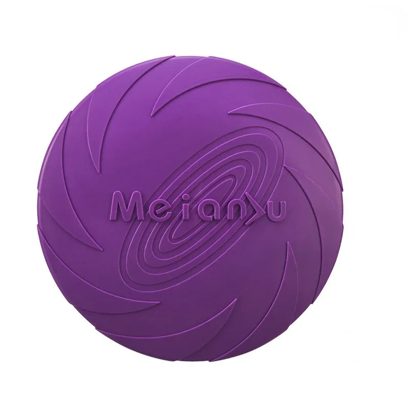 Silicone Pet Frisbee Flying Discs – 15/18/22cm Interactive Puppy Toys for Training & Outdoor Play