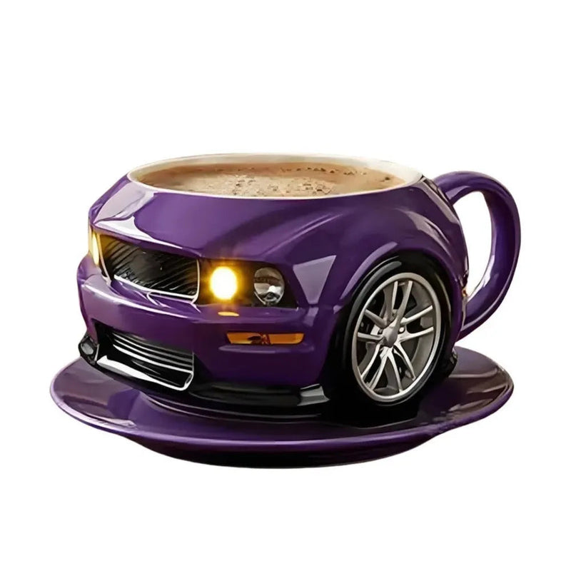 Car Shaped Novelty Mug –3D  Creative Coffee Cup Gift for Home, Office, and Auto-Lovers' Daily Sips