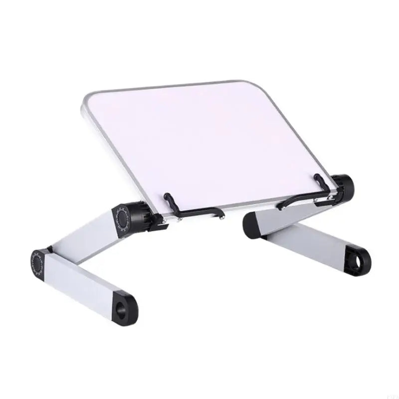 Adjustable Desk Book Stand – 360° Foldable Reading Holder with Clips for Study, Cookbooks, & Desk Organization