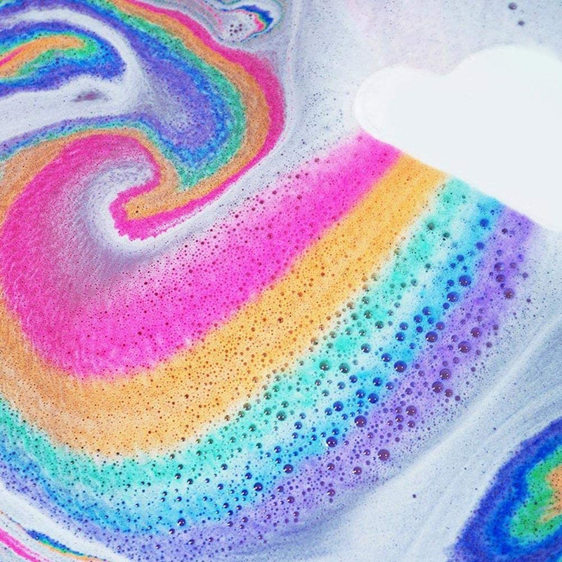 Rainbow Cloud Bath Bomb - Sea Salt Natural Handmade