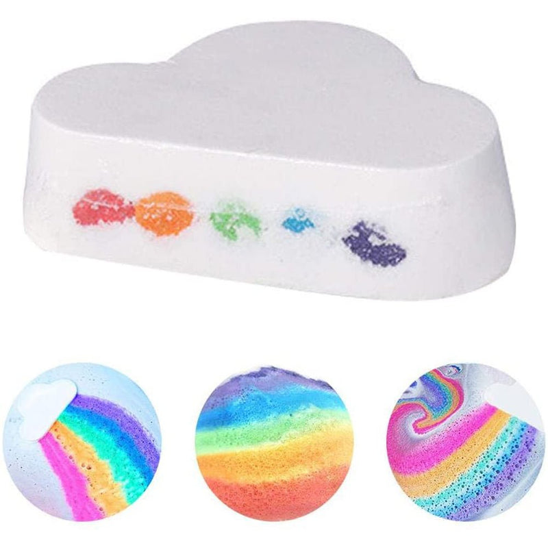 Rainbow Cloud Bath Bomb - Sea Salt Natural Handmade