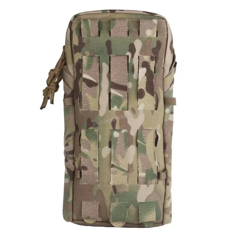 Multifunction Tactical Cylindrical Bag – Water Bladder GP Backpack Add-On with Hydration Support & Versatile General Purpose Gear Storage
