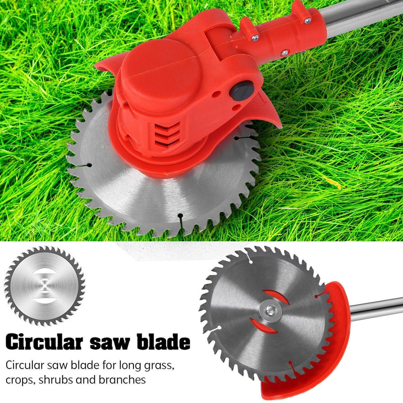 Weed Eater With Wheels, Grass String Trimmer Cutter Portable Batteries