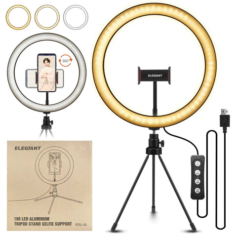 10" Led Ring Phone Light with Tripod Stand