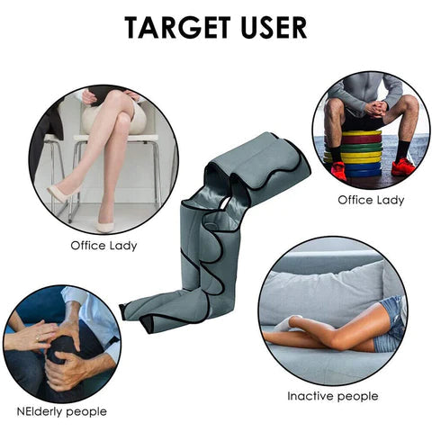 Premium Leg and Foot Heated Air Compression Massager