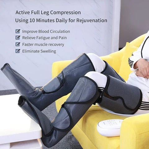 Premium Leg and Foot Heated Air Compression Massager