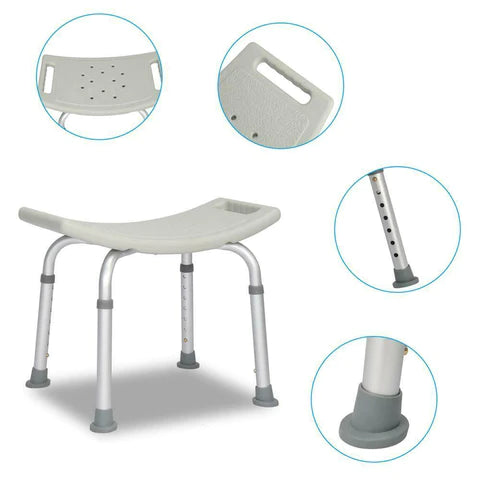 Adjustable Elderly Shower and Bath Chair