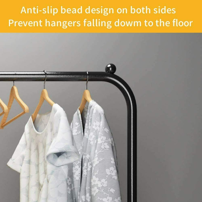 Rack Organizer Clothes Hanger Rail Double Deck Shelves