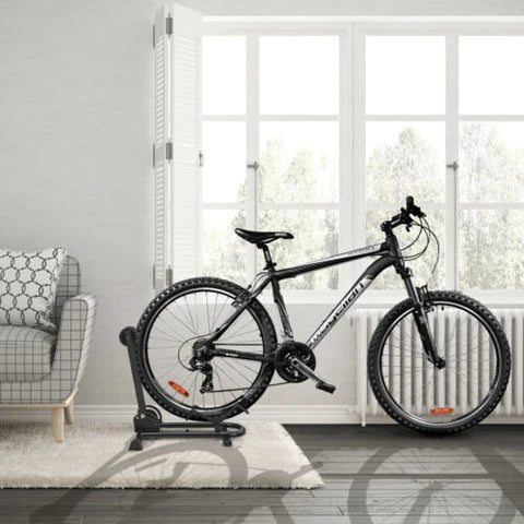 FOLDING BIKE FLOOR PARKING RACK