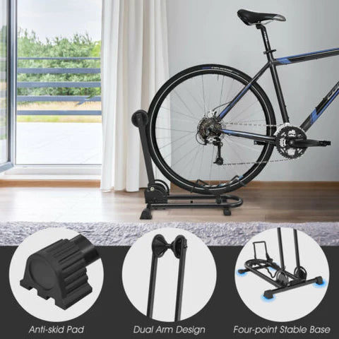 FOLDING BIKE FLOOR PARKING RACK