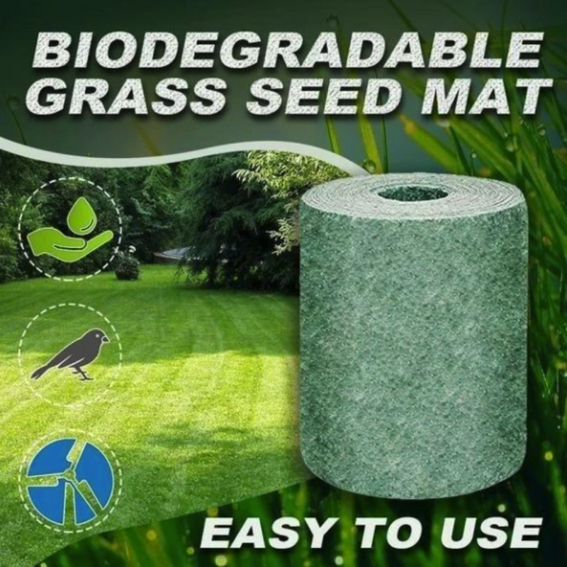 Biodegradable Grass Seed Mat, Lawn Grass Fertilizer Mat