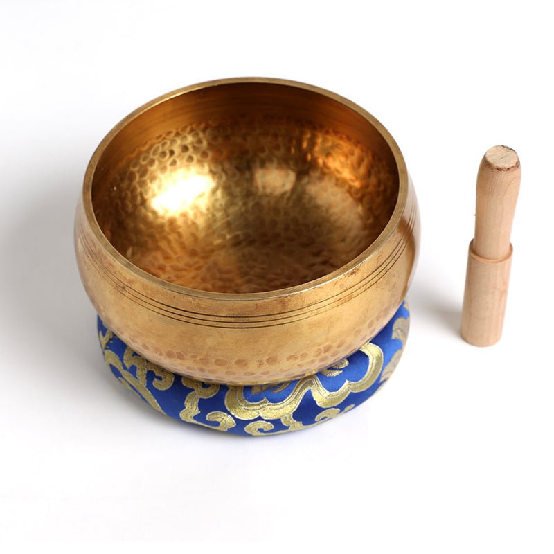 Silent Mind Tibetan Singing Bowl Set  Antique Design