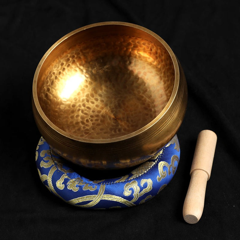 Silent Mind Tibetan Singing Bowl Set  Antique Design