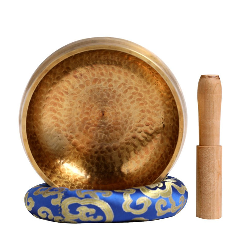 Silent Mind Tibetan Singing Bowl Set  Antique Design