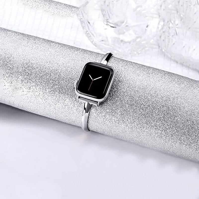 Women's Slim Stainless Steel Link Band for Apple Watch