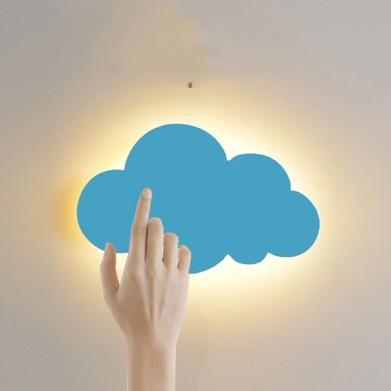 LED Cloud Wall Lamp – Dreamy Baby Room & Bedroom Décor with Warm Glow & Touch Control
