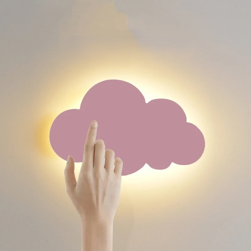 LED Cloud Wall Lamp – Dreamy Baby Room & Bedroom Décor with Warm Glow & Touch Control