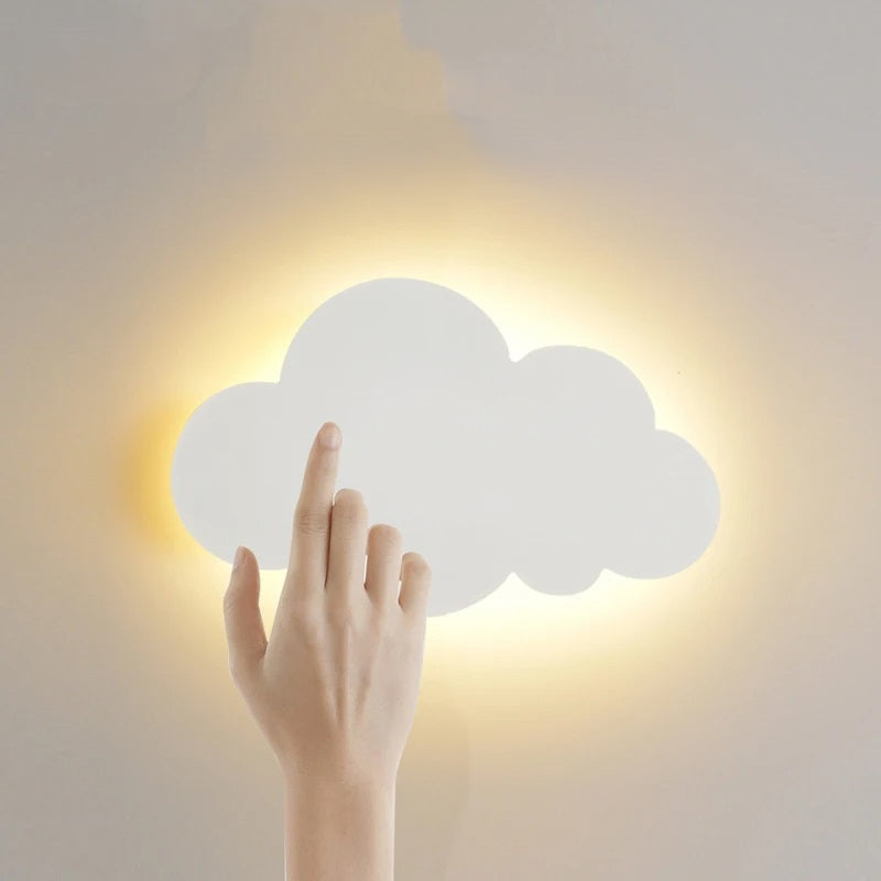 LED Cloud Wall Lamp – Dreamy Baby Room & Bedroom Décor with Warm Glow & Touch Control