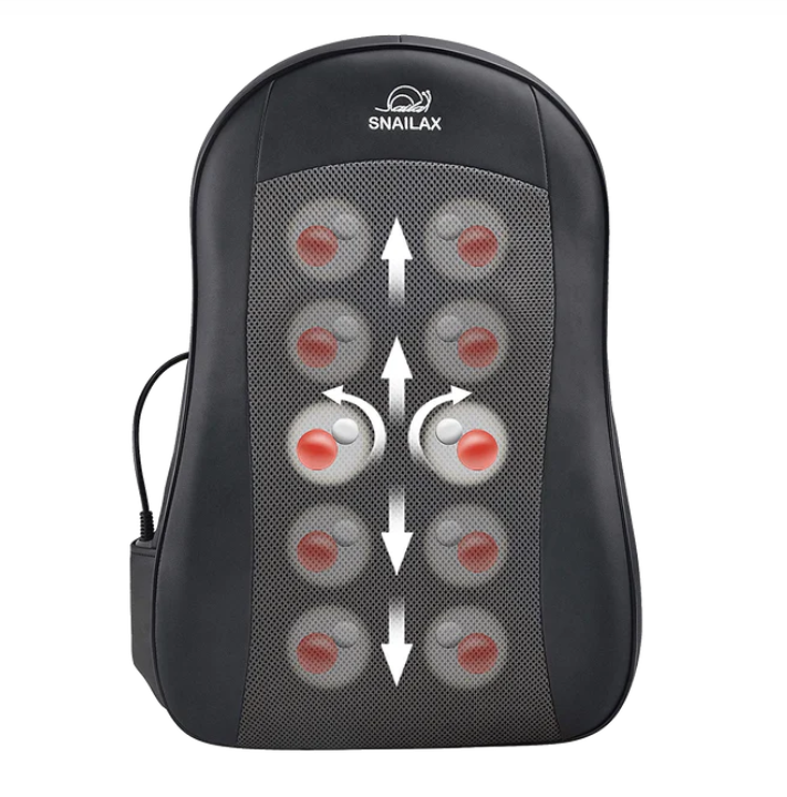 CORDLESS SHIATU BACK MASSAGER WITH HEAT