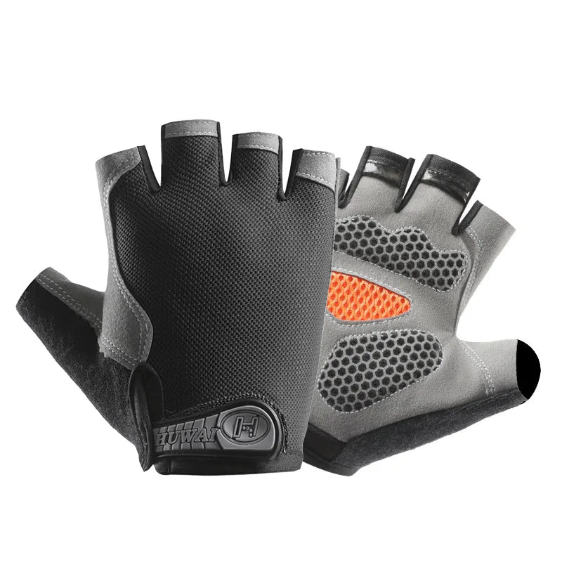 Breathable Anti-Slip Half-Finger Gloves – Fitness and Cycling Gloves for Summer Workouts