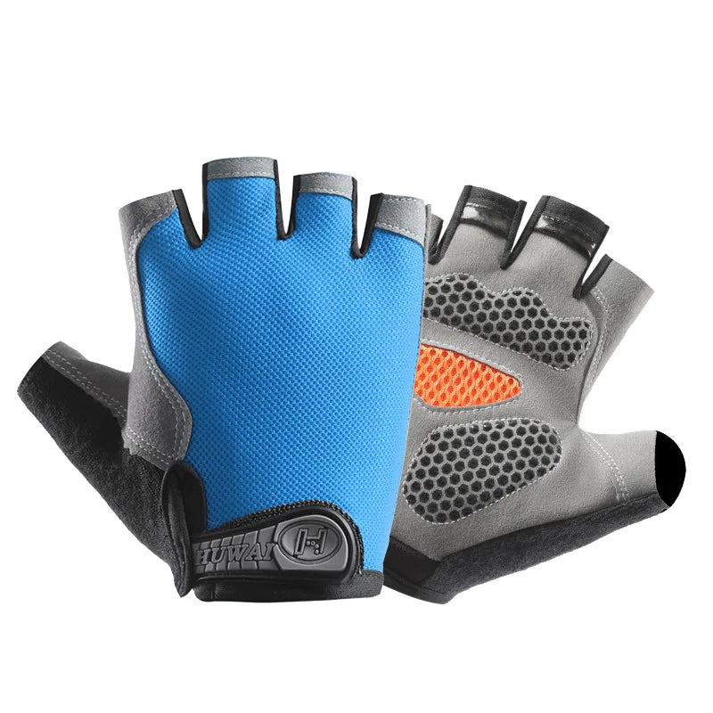 Breathable Anti-Slip Half-Finger Gloves – Fitness and Cycling Gloves for Summer Workouts
