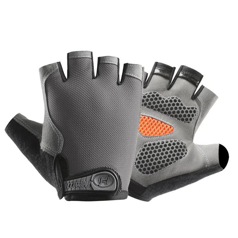 Breathable Anti-Slip Half-Finger Gloves – Fitness and Cycling Gloves for Summer Workouts