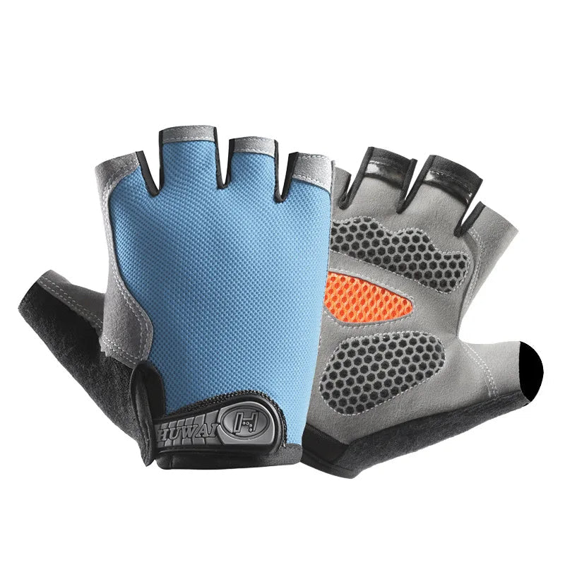 Breathable Anti-Slip Half-Finger Gloves – Fitness and Cycling Gloves for Summer Workouts