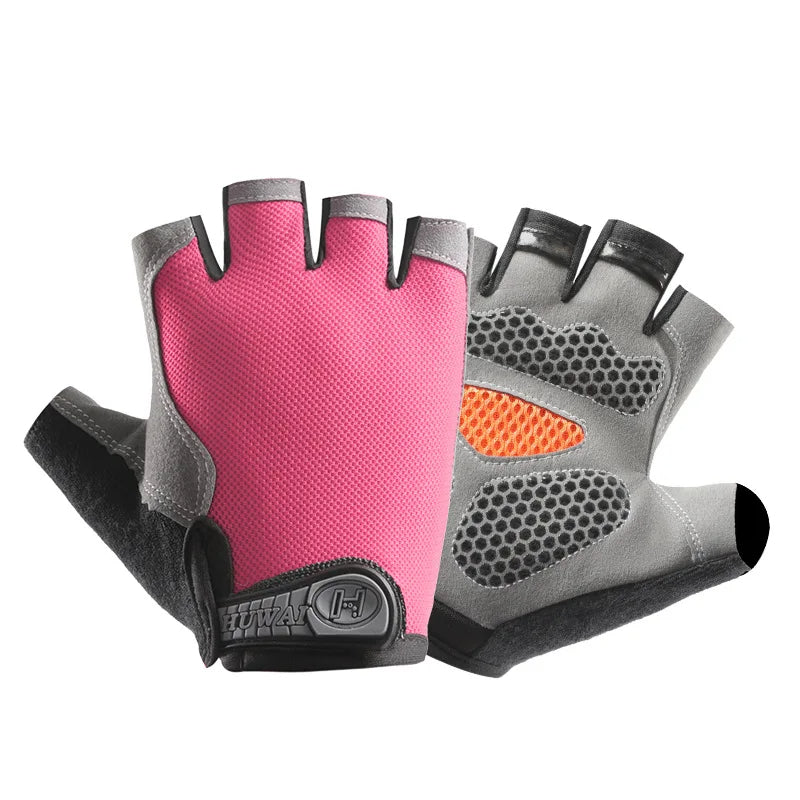 Breathable Anti-Slip Half-Finger Gloves – Fitness and Cycling Gloves for Summer Workouts