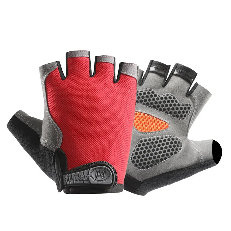 Breathable Anti-Slip Half-Finger Gloves – Fitness and Cycling Gloves for Summer Workouts